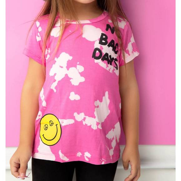 NEW FLOWERS BY ZOE no bad days tee in pink - Picture 1 of 3